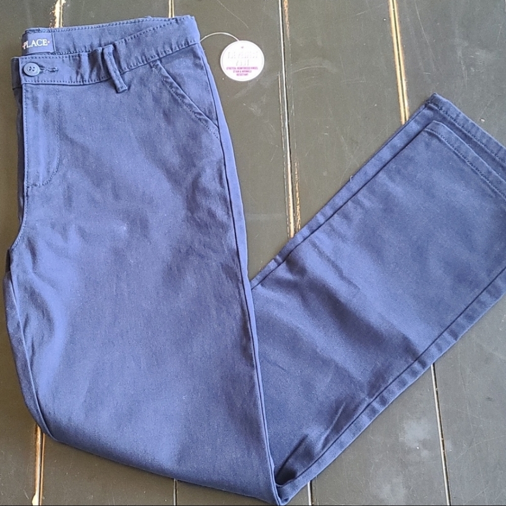 BNWT Girls Uniform Skinny Perfect Chinos sz14 Slim